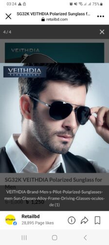 SG32K VEITHDIA Polarized Sunglass for Men photo review