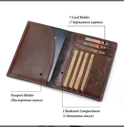 WA26C GZCZ Genuine Leather Passport and Card Holder photo review